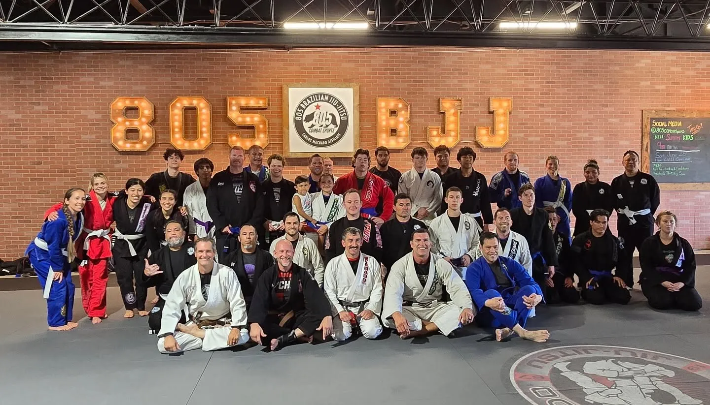 A group of 805 Combat Sports students together in Simi Valley