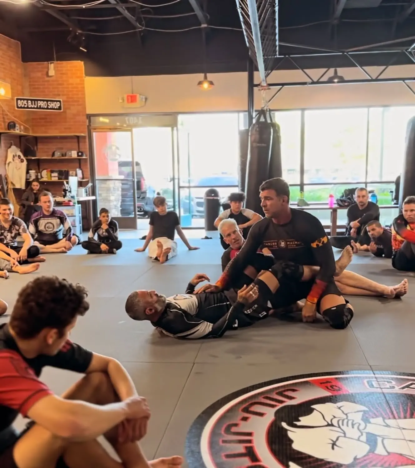 Open mat training at 805 Combat Sports in Simi Valley