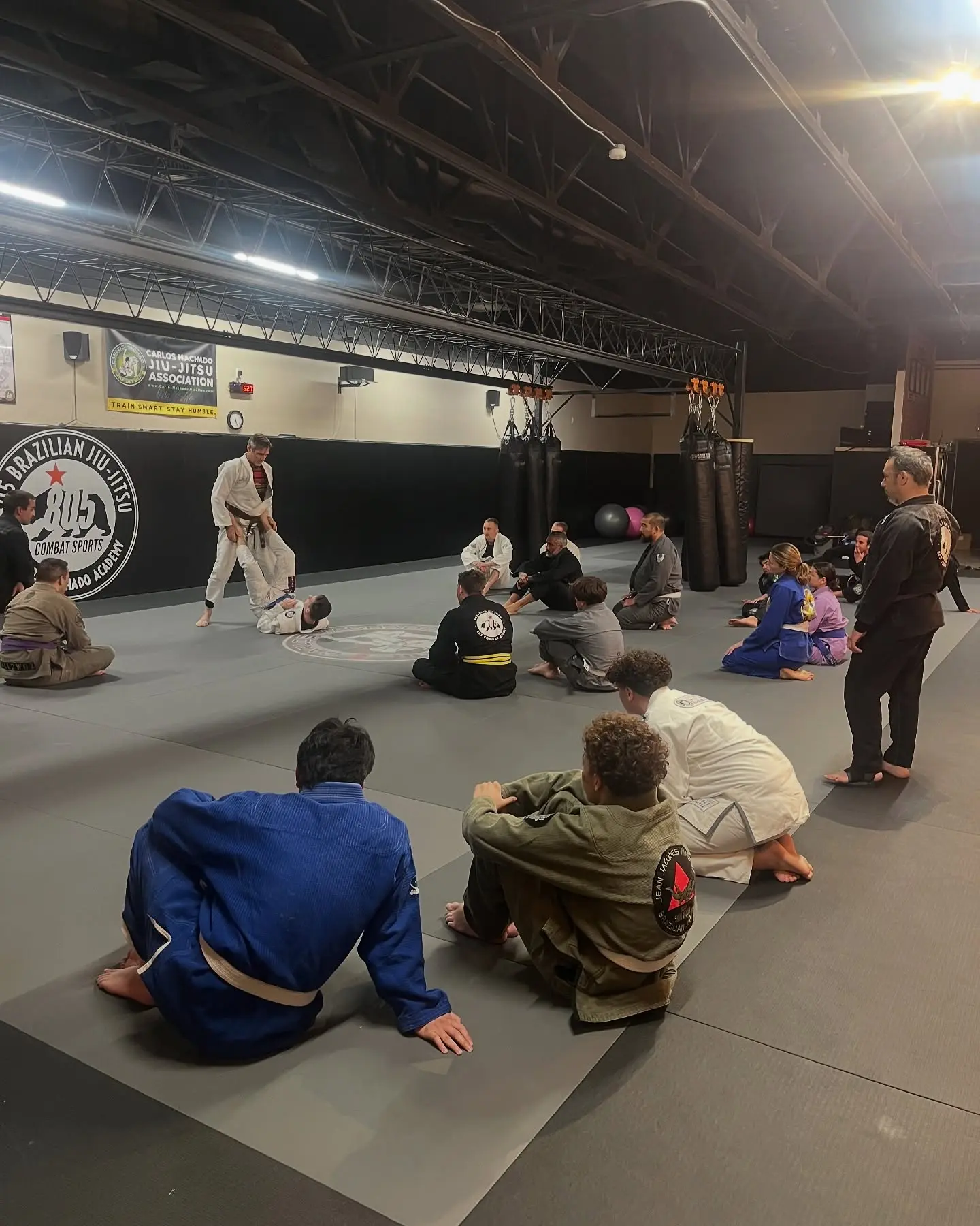 The open training floor at 805 Combat Sports in Simi Valley